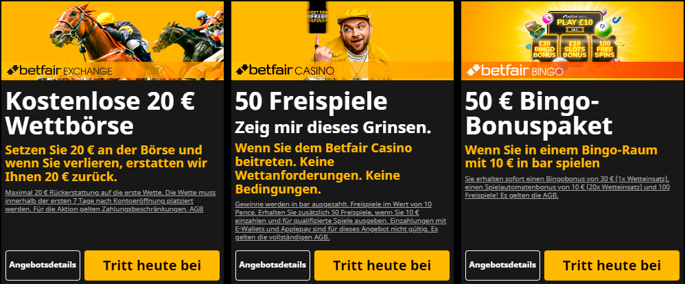 Betfair Bonus